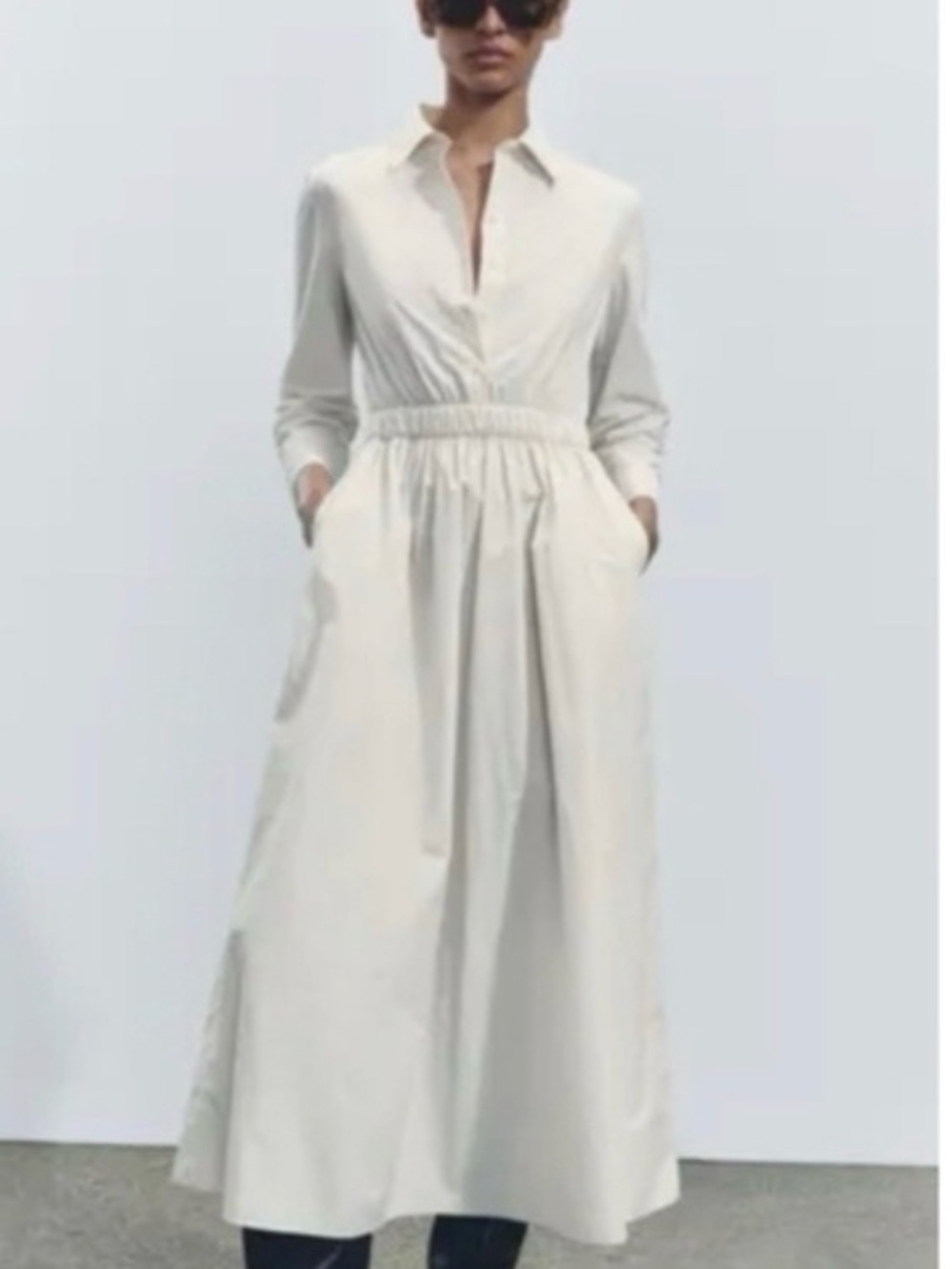 Zara Dress with Elastic Waist